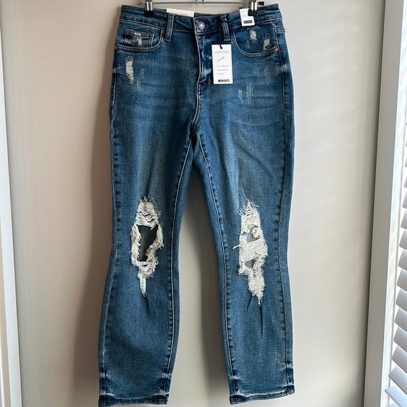 Judy Blue Denim - Judy Blue High Waist Boyfriend Fit Size 9/29 JB88196 NWT